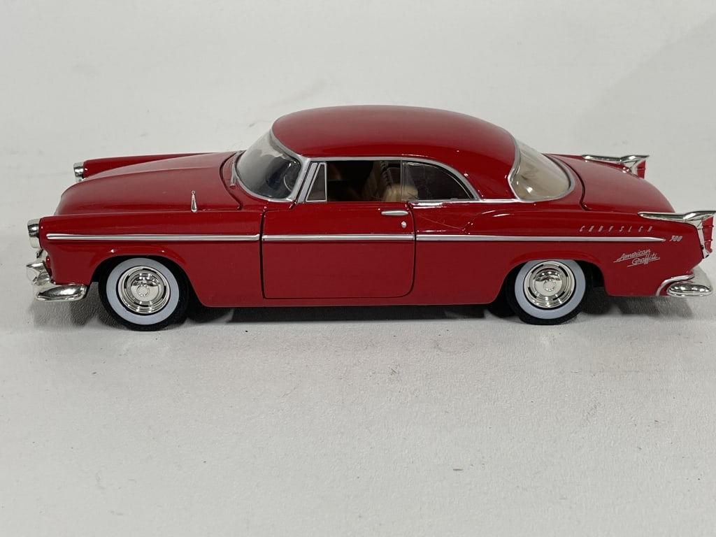 1955 CHRYSLER 300 “AMERICAN GRAFFITI?? MODEL CAR 9" (1 of 7)