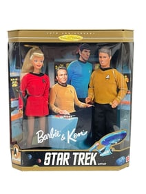 BARBIE & KEN STAR TREK 30TH ANNIVERSARY GIFT SET
