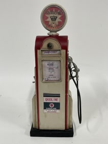 VINTAGE STYLE FIRE-CHIEF GASOLINE PUMP REPLICA 14"