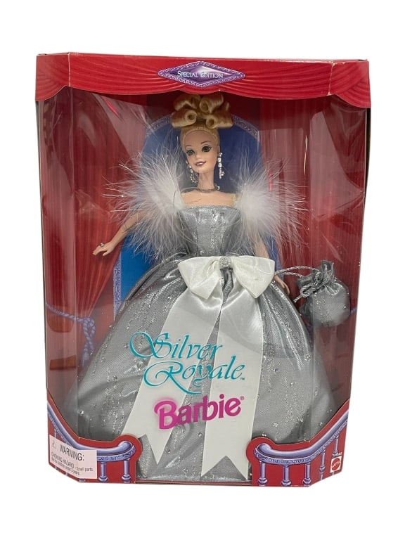 1996 MATTEL SILVER ROYALE BARBIE NIB (1 of 4)