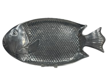 ARTHUR COURT STYLE ALUMINUM FISH PLATTER 23"