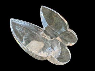 WATERFORD CRYSTAL BUTTERFLY PAPERWEIGHT