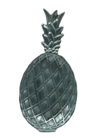 VINTAGE BRUCE FOX PINEAPPLE SERVING DISH 13"