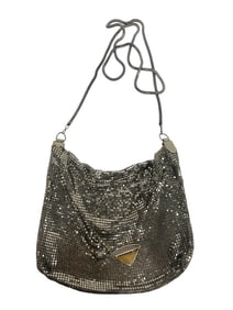 VINTAGE METAL MESH EVENING BAG