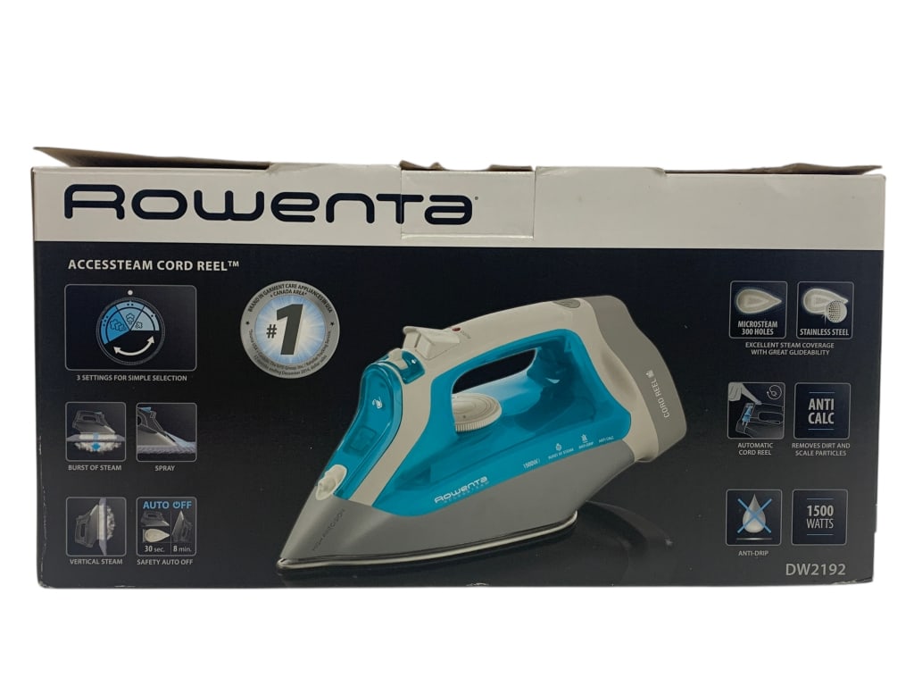 NEW IN BOX ROWENTA HAND HELD STEAM IRON DW2192 (1 of 3)