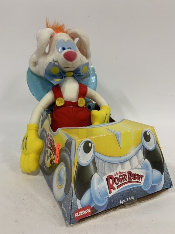 NEW IN BOX VINTAGE ROGER RABBIT CRDBOARD CAR TOY: NEW IN BOX VINTAGE ROGER RABBIT CRDBOARD CAR TOY - new old toy in original cardboard display car - vintage toy - new never used msn By bidding on this listing, you understand and agree to be bound by 