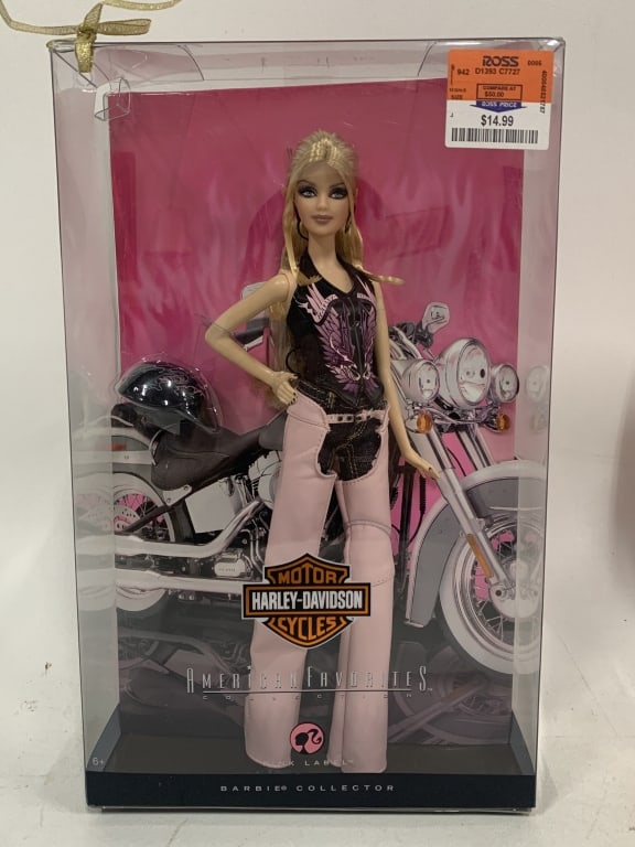 NEW VINTAGE BARBIE AMERICAN FAVES HARLEY DAVIDSON (1 of 2)