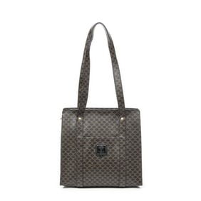 CELINE ZIP SHOPPING TOTE  MACADAM COATED CANVAS