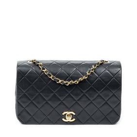 CHANEL MADEMOISELLE FULL FLAP  QUILTED LAMBSKIN LE