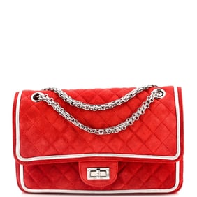 CHANEL CLASSIC REISSUE 2.55 DOUBLE FLAP 225 RED SU
