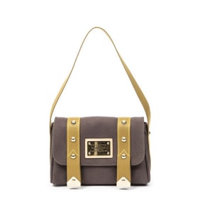 LOUIS VUITTON ANTIGUA BESACE PM BROWN/KHAKI WOVEN