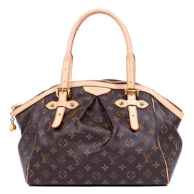 LOUIS VUITTON TIVOLI MM BROWN MONOGRAM CANVAS GOLD