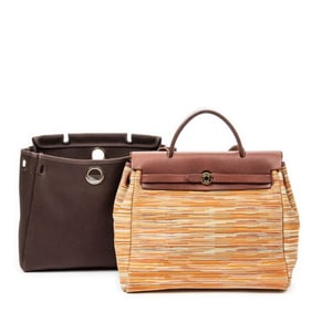 HERM?S HERBAG 2IN1 PM VIBRATO LEATHER