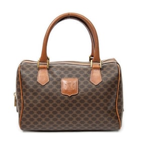 CELINE VINTAGE MINI BOSTON  MACADAM COATED CANVAS