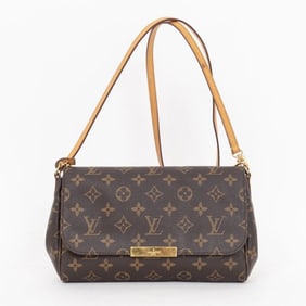 LOUIS VUITTON FAVORITE MM BROWN MONOGRAM CANVAS GO