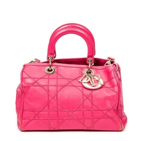 DIOR MEDIUM GRANVILLE TOTE  CANNAGE QUILT LEATHER