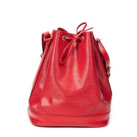 LOUIS VUITTON NOE GM RED EPI GOLDEN BRASS