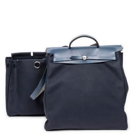 HERM?S HERBAG 2 IN 1 GM TOILE OFFICIER CANVAS