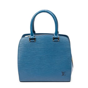LOUIS VUITTON PONT-NEUF BLUE EPI GOLDEN BRASS