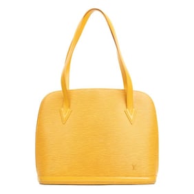 LOUIS VUITTON LUSSAC  YELLOW EPI GOLDEN BRASS