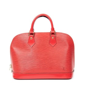 LOUIS VUITTON ALMA PM RED EPI GOLDEN BRASS