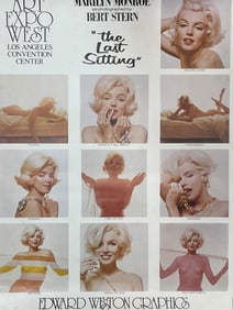 MARILYN MONROE THE LAST SITTING ART EXPO POSTER