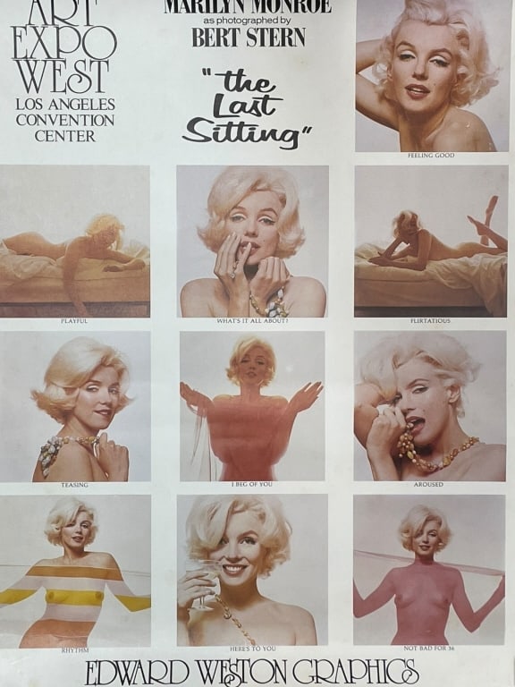 MARILYN MONROE THE LAST SITTING ART EXPO POSTER (1 of 7)