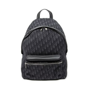 DIOR RIDER BACKPACK BLACK OBLIQUE JACQUARD CANVAS