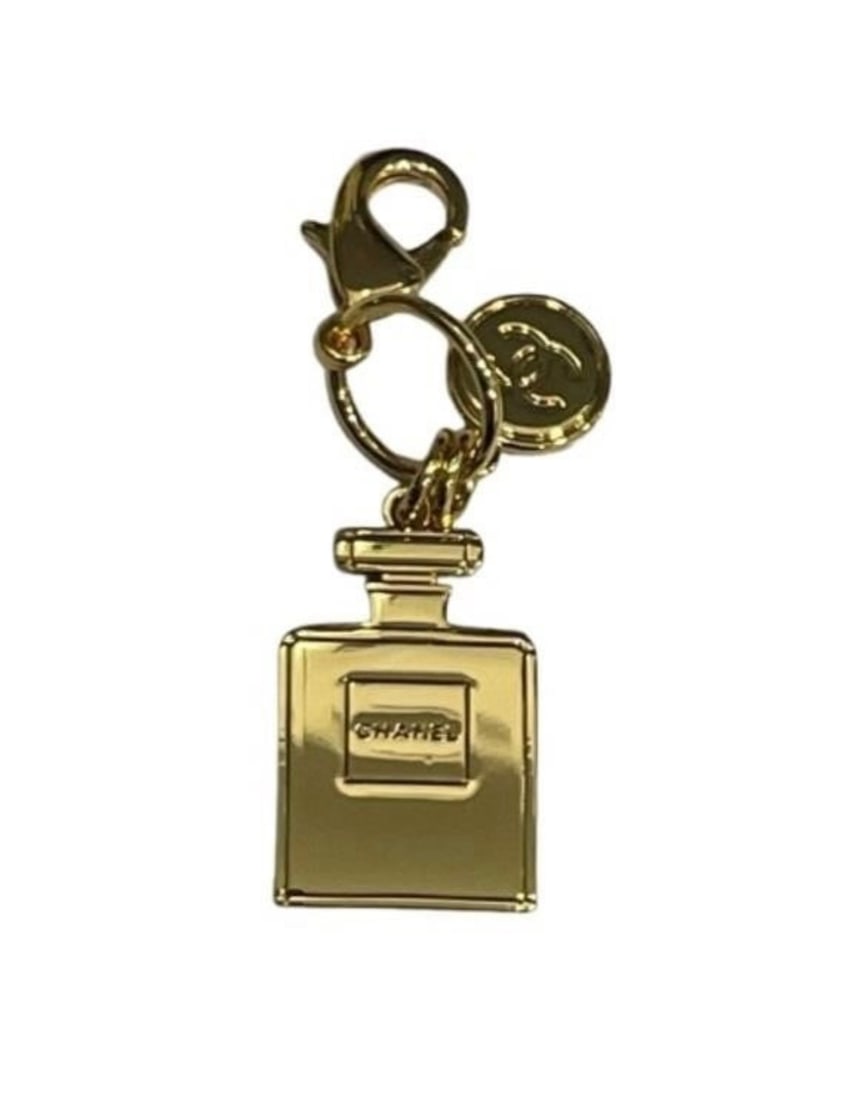 CHANEL NO 5 PERFUME BOTTLE GOLD GIFT CHARM PENDANT (1 of 10)