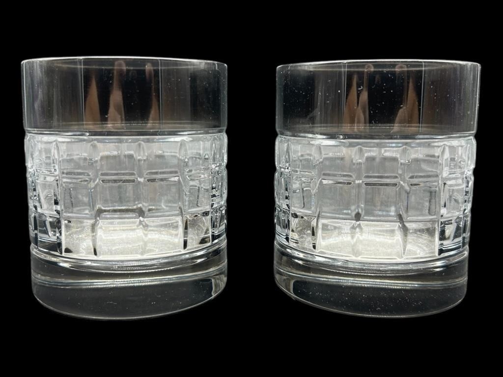 PAIR OF WATERFORD CRYSTAL WHISKEY GLASSES 3.5" (1 of 5)