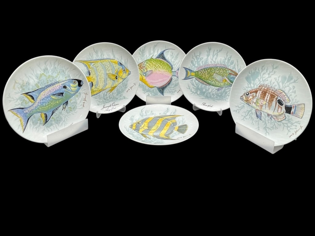 FISH OF FLORIDA AND THE BAHAMAS KAISER PLATES (1 of 10)