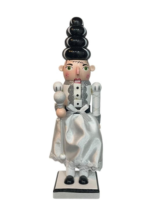 HOLIDAY NUTCRACKER BRIDE OF FRANKENSTEIN 11" TALL (1 of 7)