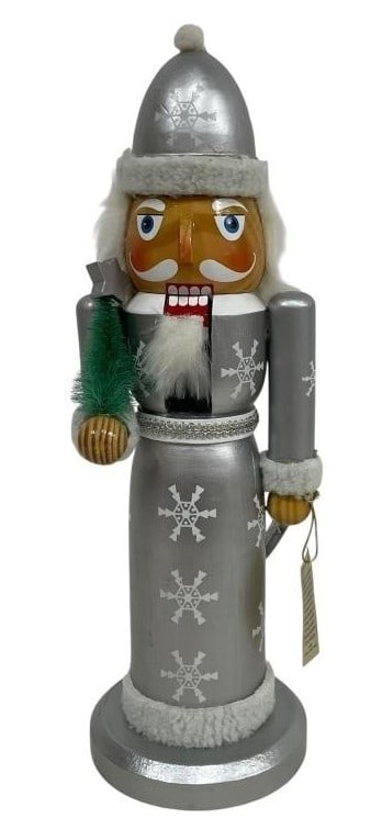 HAND-PAINTED WOODEN CHRISTMAS NUTCRACKER 14" (1 of 5)