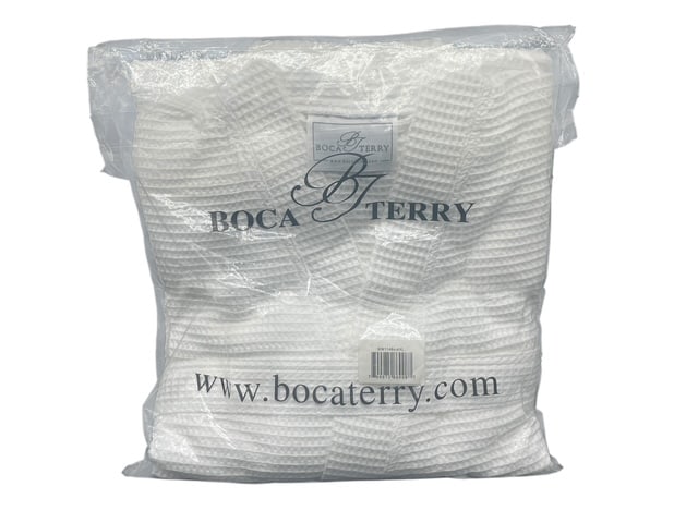 NEW BOCA TERRY WAFFLE KNIT KIMONO BATHROBE LOUNGE: NEW BOCA TERRY WHITE WAFFLE KNIT KIMONO BATHROBE - new in package and unopened - one size fits most - new condtiion By bidding on this listing, you understand and agree to be bound by the terms and co