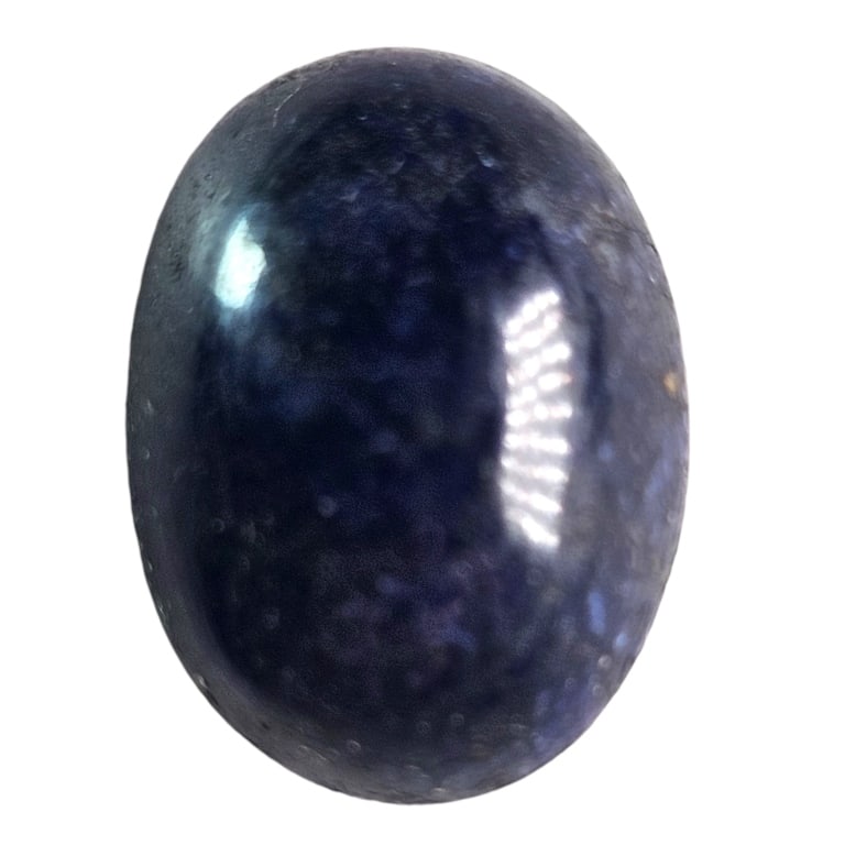 8.22 CT CABOCHON COLOUR ENHANCED BLUE SAPPHIRE (1 of 1)