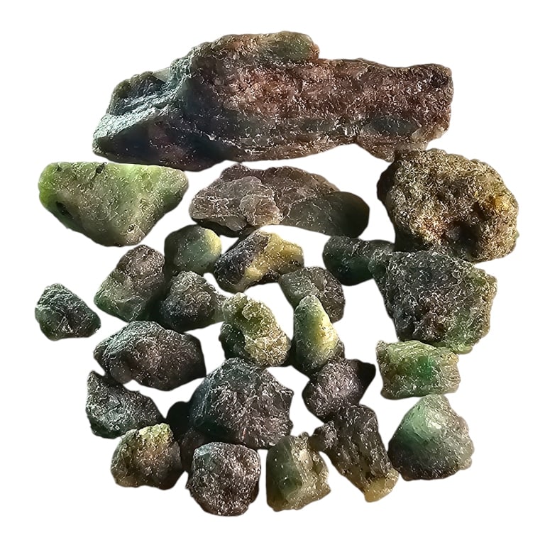 182.50 CT ROUGH EMERALD GEMSTONES LOT (1 of 1)