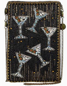 MARY FRANCES SIP HAPPENS CROSSBODY HANDBAG