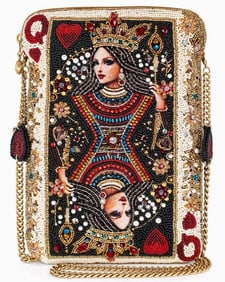 NEW MARY FRANCE QUEEN OF HEARTS HANDBAG