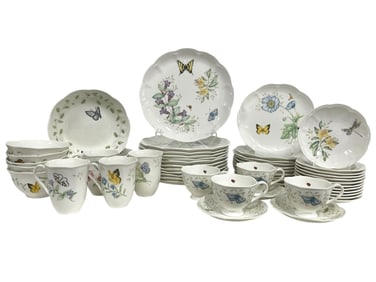 LENOX BUTTERFLY MEADOW DINNERWARE SET 56 PCS
