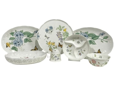 LENOX BUTTERFLY MEADOW SERVING PIECES 7