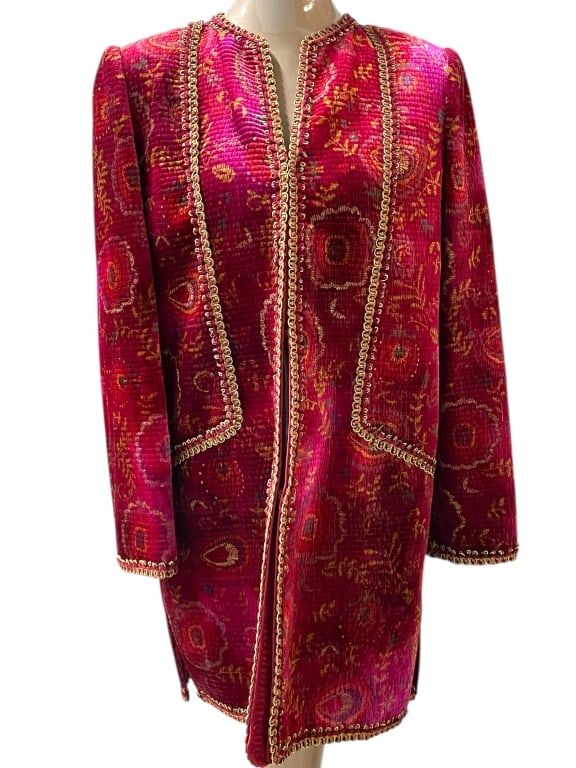 CHRISTIAN RUPERTO ALTA MODA VELVET BROCADE JACKET (1 of 7)