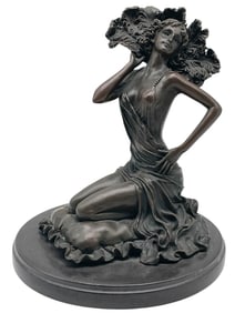 BRONZE SCULPTURE SIGNED CL.J.R. COLINET 8"