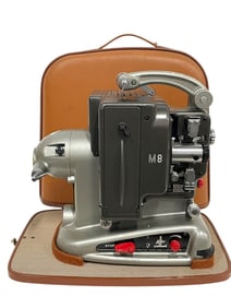 BOLEX PAILLARD M8 8MM MOVIE PROJECTOR W CASE