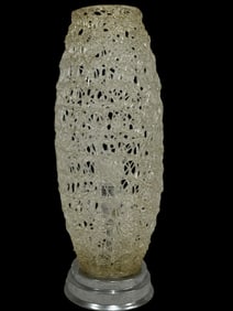 MID-CENTURY CLEAR SPAGHETTI LUCITE TABLE LAMP