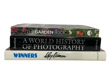 3 ART, PHOTOGRAPHY & GARDENING COFFEE-TABLE BOOKS