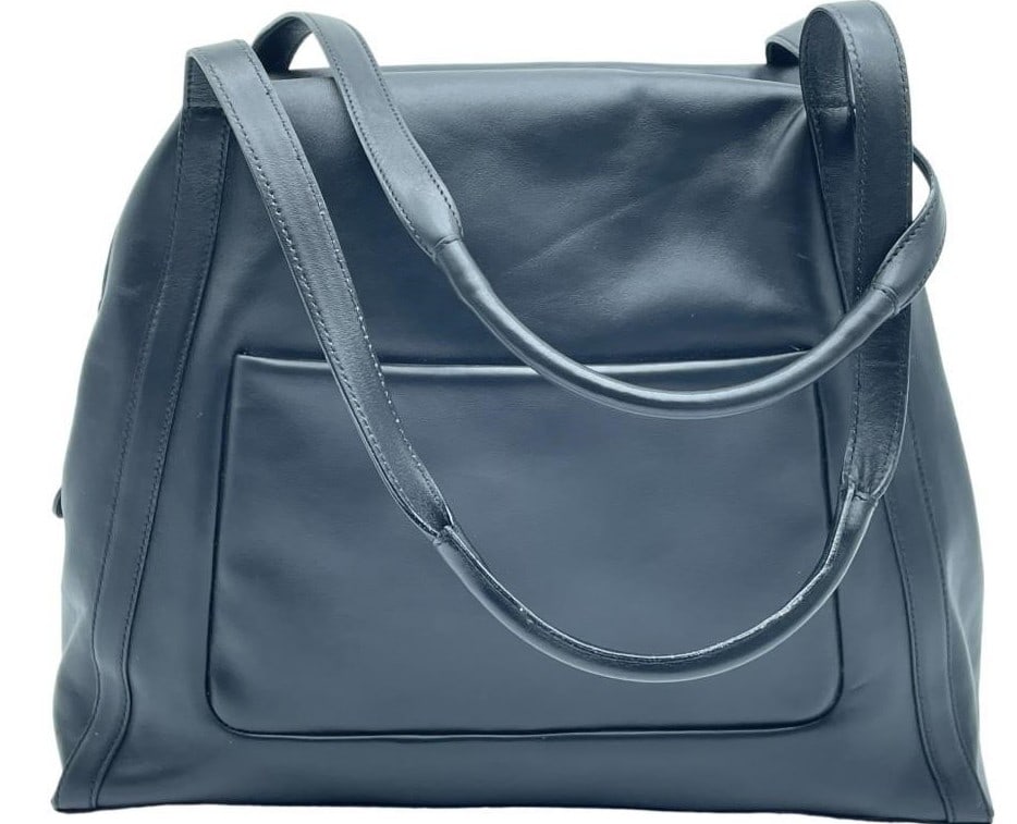 NEW LALO ITALIAN BLACK LEATHER TOTE HANDBAG (1 of 6)