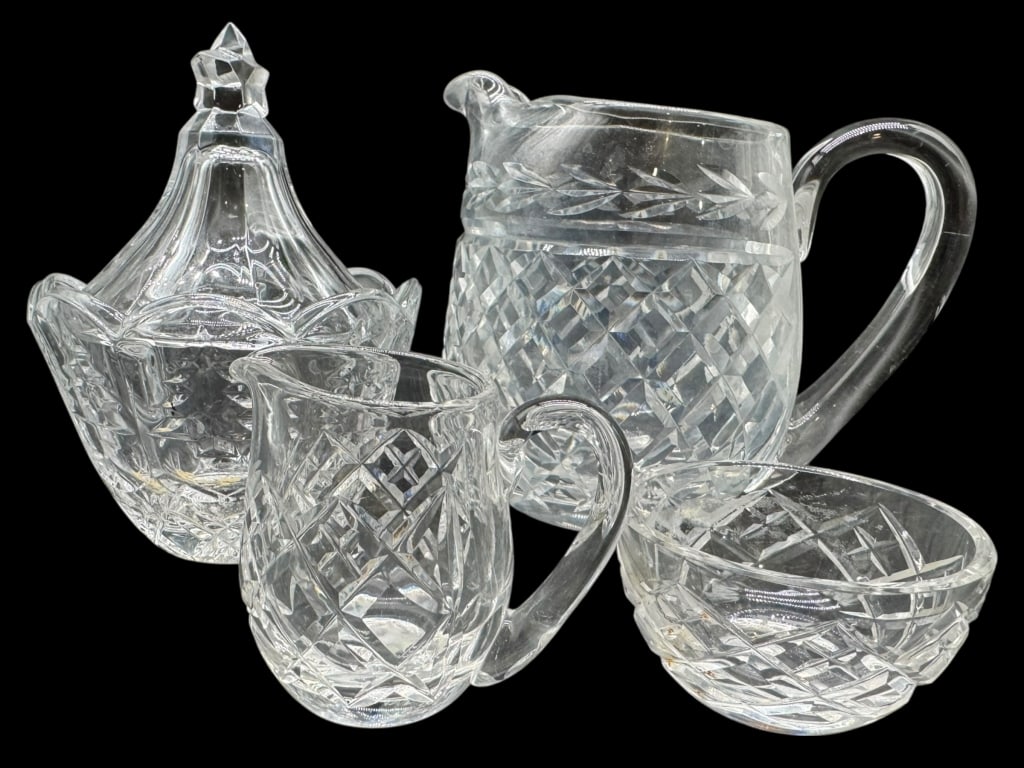 COLLECTION OF CUT CRYSTAL TABLEWARE (1 of 3)