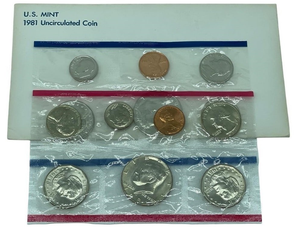 1981 UNCIRCULATED COIN SET U.S MINT (1 of 2)