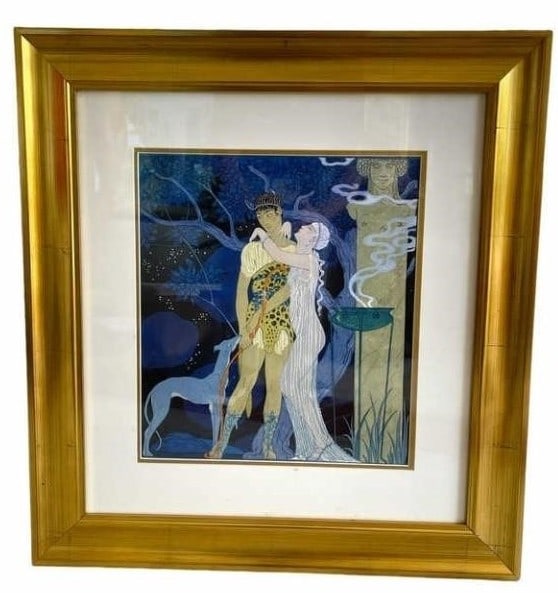 VENUS AND ADONIS ERTE STYLE PRINT 29" (1 of 4)
