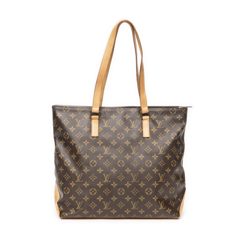 LOUIS VUITTON CABAS MEZZO BROWN MONOGRAM CANVAS GO: Louis Vuitton Cabas Mezzo Brown Monogram Canvas Golden Brass * COLOR: Brown * PRODUCTION CODE: AR0041 (April 2001) * INCLUDED: Dustbag 35*32*15cm * CONDITION: AB * (3cm = 1inch approximately) * Luxury